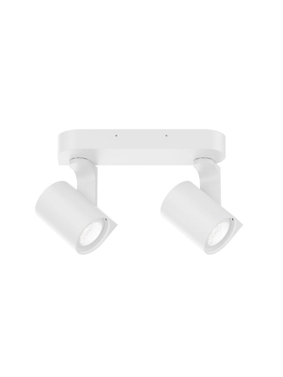 SQUBE ON BASE CEILING SURF 2.0 PAR16 W MAX. 2X12W GU10 100-240VAC