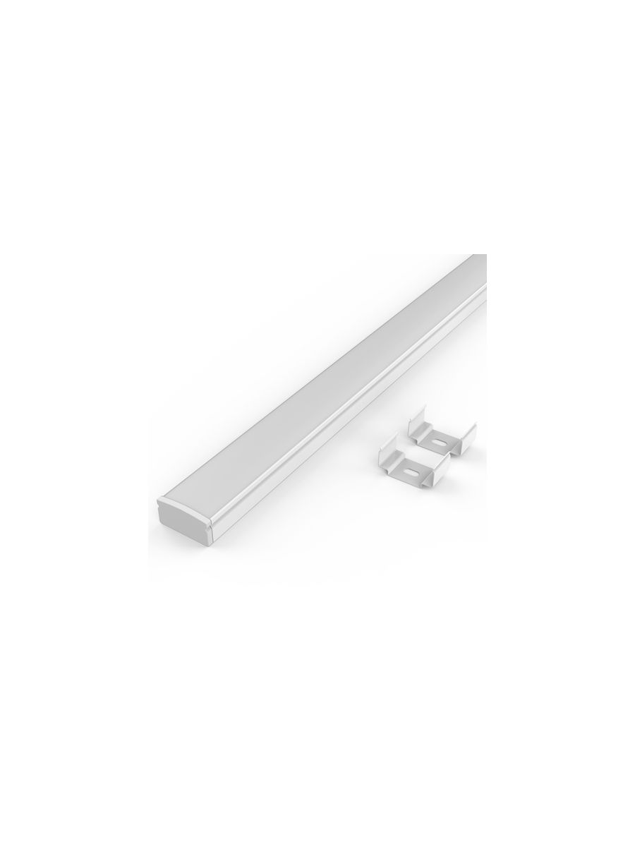 PROFIL DIDO PLAT 17.2X8 200CM BLANC DIF/OPAL 