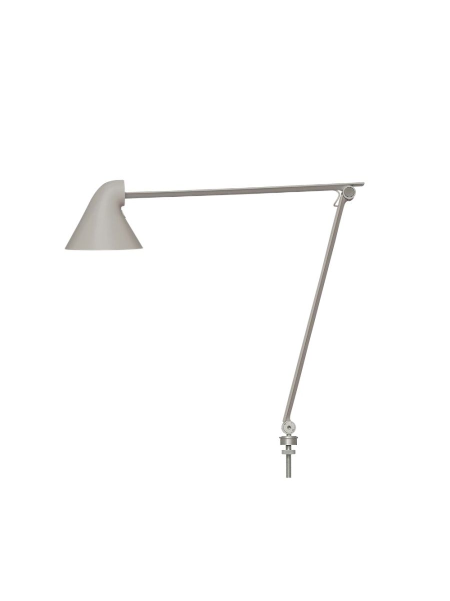 NJP LAMPE DE TABLE GRIS ALUMINIUM CLAIR