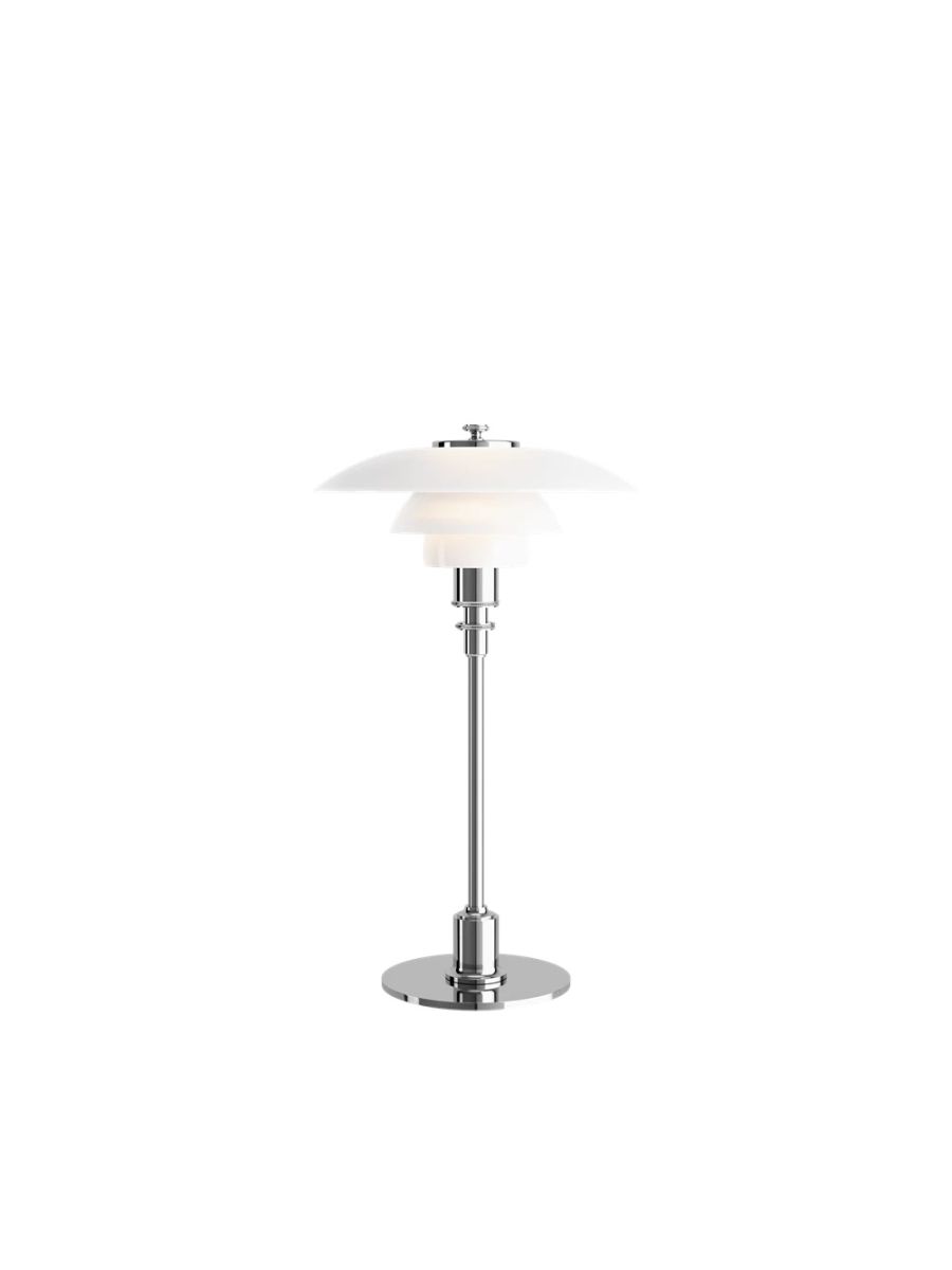 PH 2/1 LAMPE DE TABLE CHROMÉ HAUTE BRILLANCE