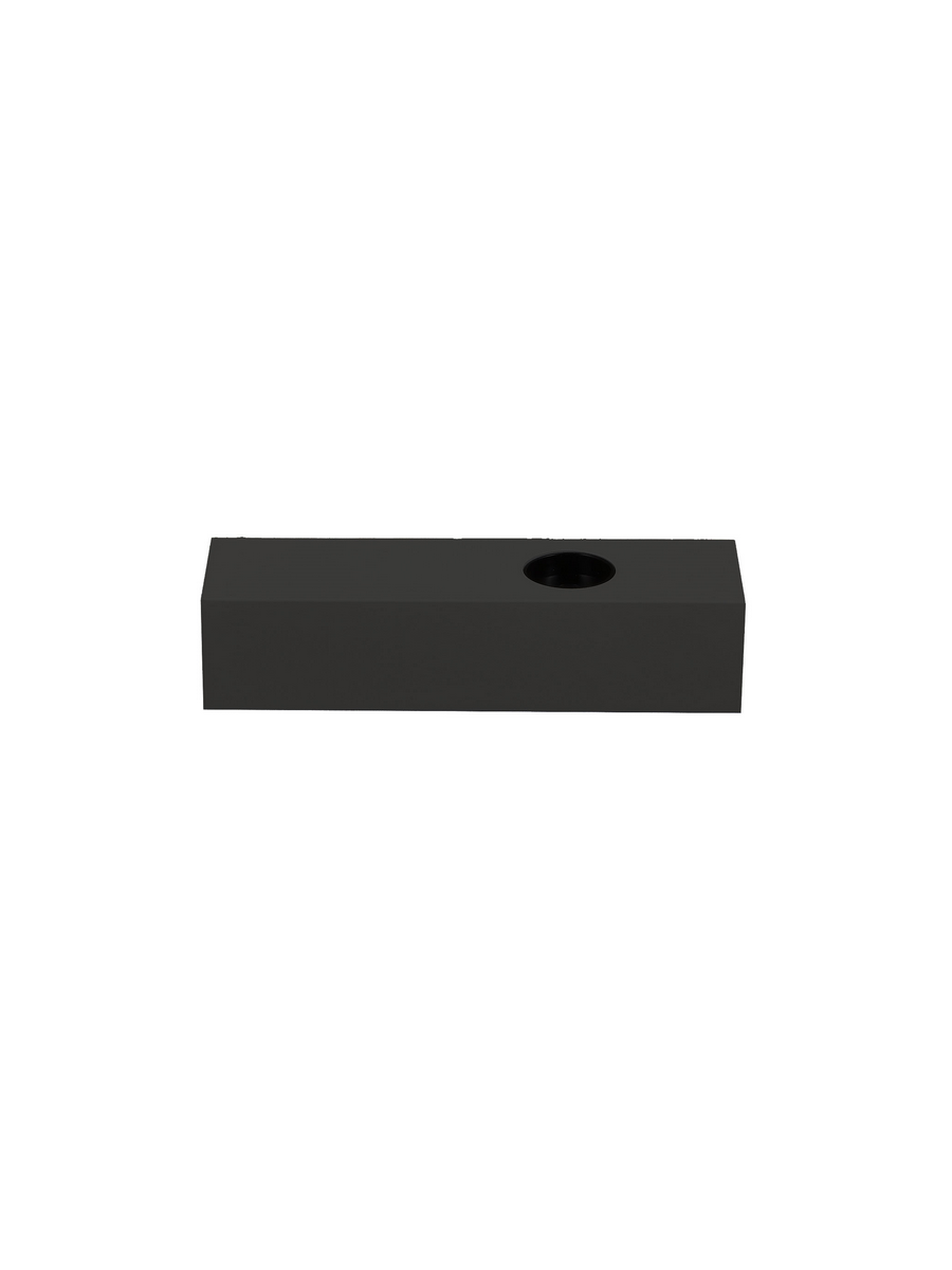 BASE RECT. 175X50X40 POUR LED TECO NAULA NOIR 1X10W DIM (1/20P.)