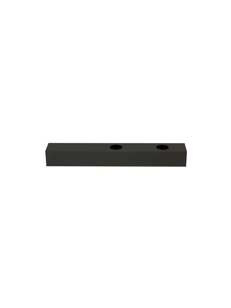 BASE RECT. 335X50X40 POUR LED TECO NAULA NOIR 2X10W DIM (1/20P.)