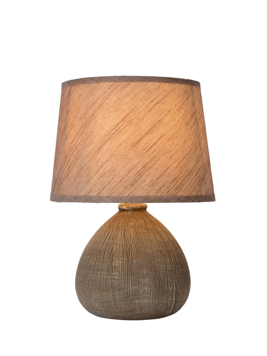 RAMZI LAMPE DE TABLE BRUN