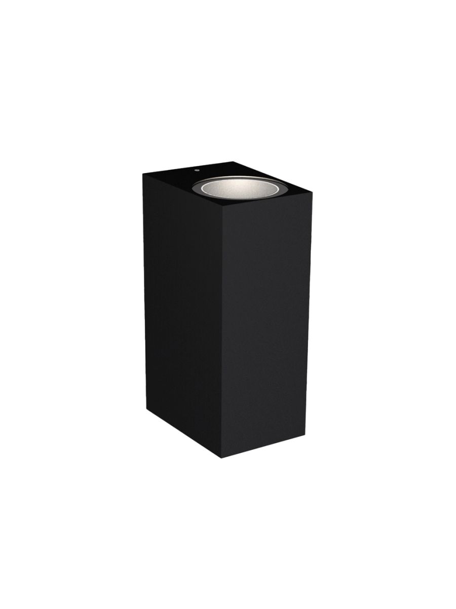 AVORIAZ S EXTERIEUR APPLIQUE UPDOWN NOIR STRUCTURE GU10 AC230V IP65