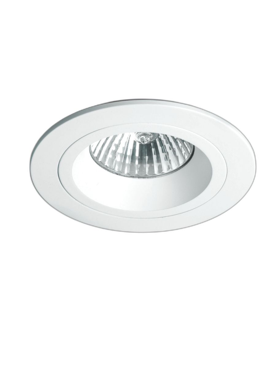 TARO ROUND FIRE-RATED MATT WHITE