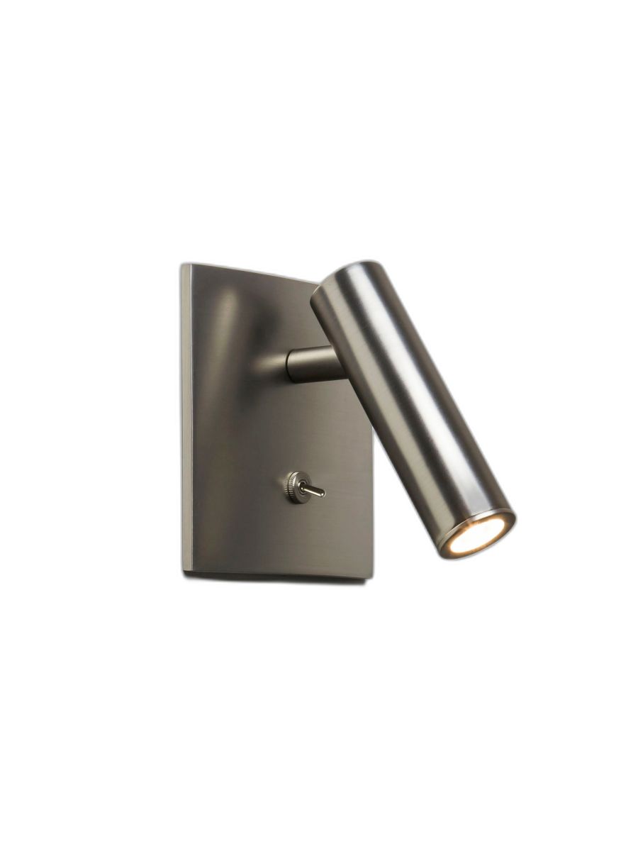 ENNA SQUARE SWITCHED LED NICKEL