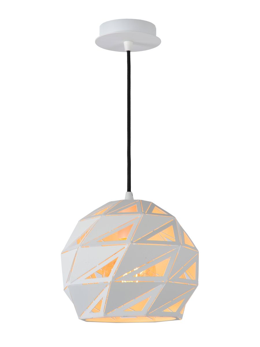 MALUNGA SUSPENSION Ø 25 CM 1XE27 BLANC