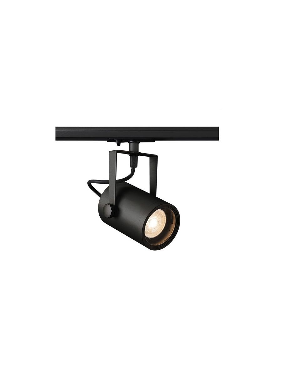 SPOT EURO TRACK, NOIR, QPAR51, 25°W, ADAPTATEUR MONOPHASÉ INCLUS