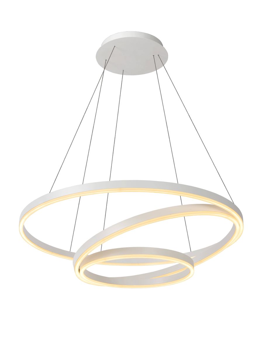 TRINITI SUSPENSION Ø 80 CM LED DIM. 3000K BLANC