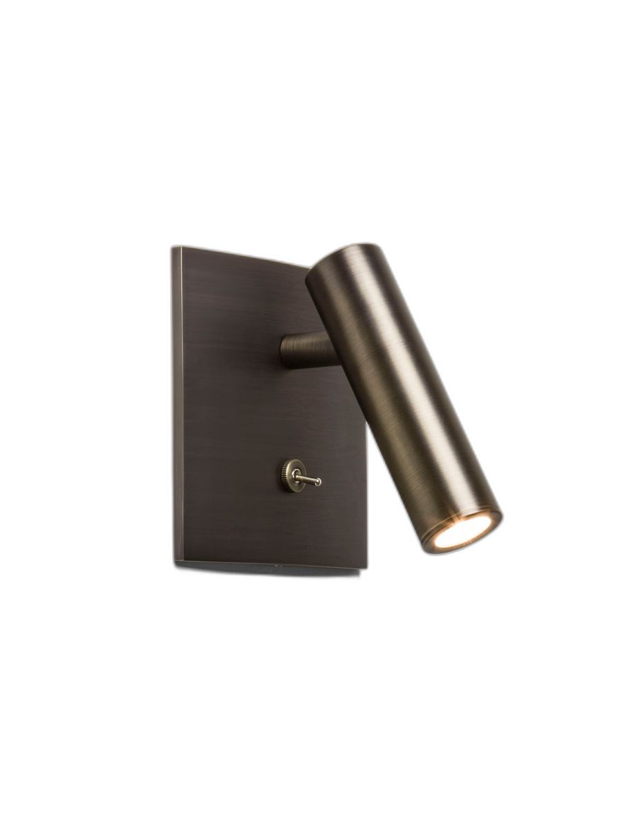 ENNA SQUARE SWITCHED LED BRONZE