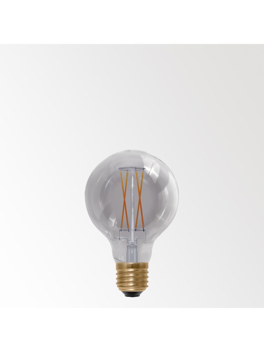 LED FILAMENT GL80 E27 6W 2200K - SMOKE