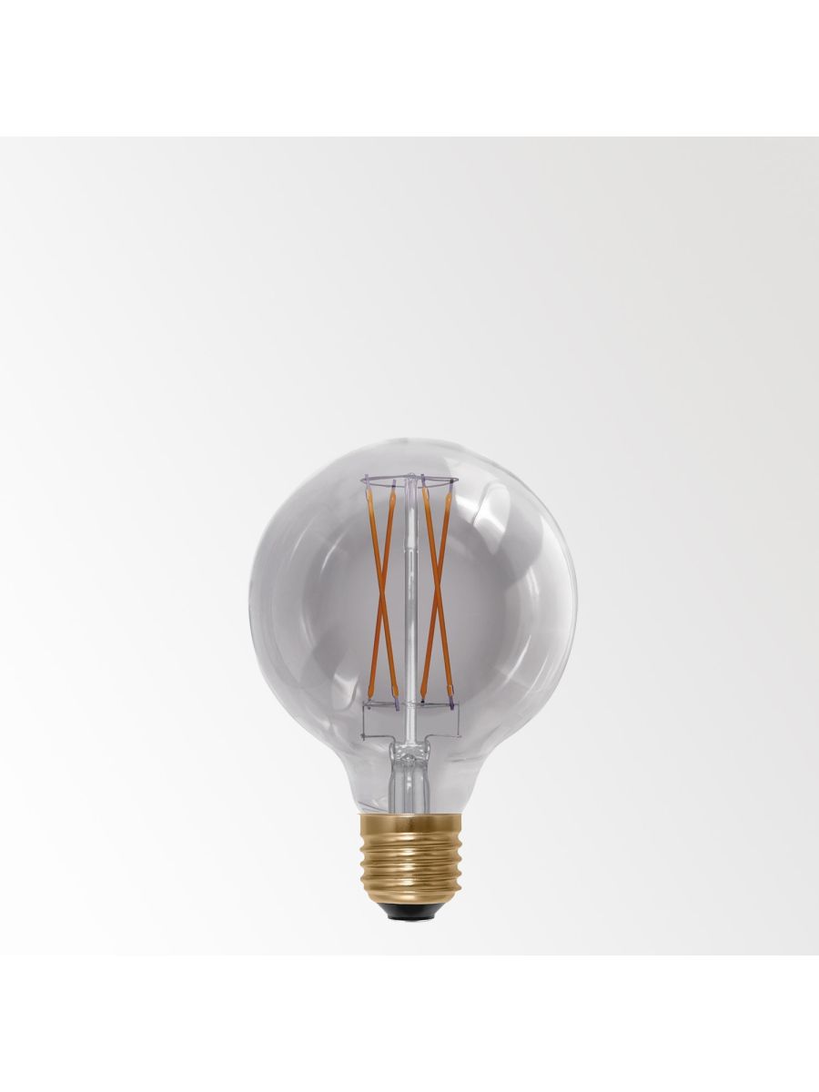 LED FILAMENT GL95 E27 6W 2200K - SMOKE