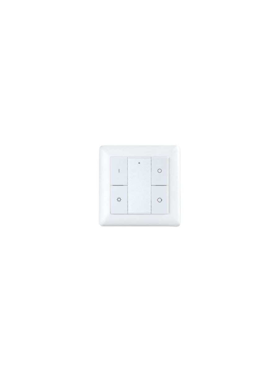 ZIGBEE CONTROLEUR MURAL RGB-W 1 ZONE BLANC (3VDC INCLUS)