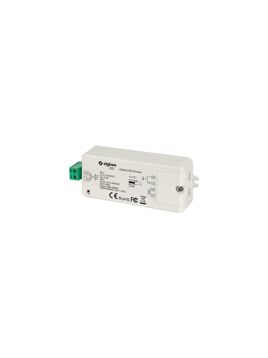 ZIGBEE RECEPTEUR MONO 12-24VDC 1X8A 96-192W