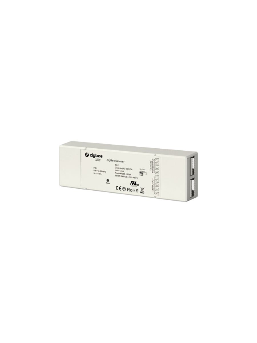ZIGBEE RECEPTEUR BI-COLOR 12-24VDC 4X5A 240-480W