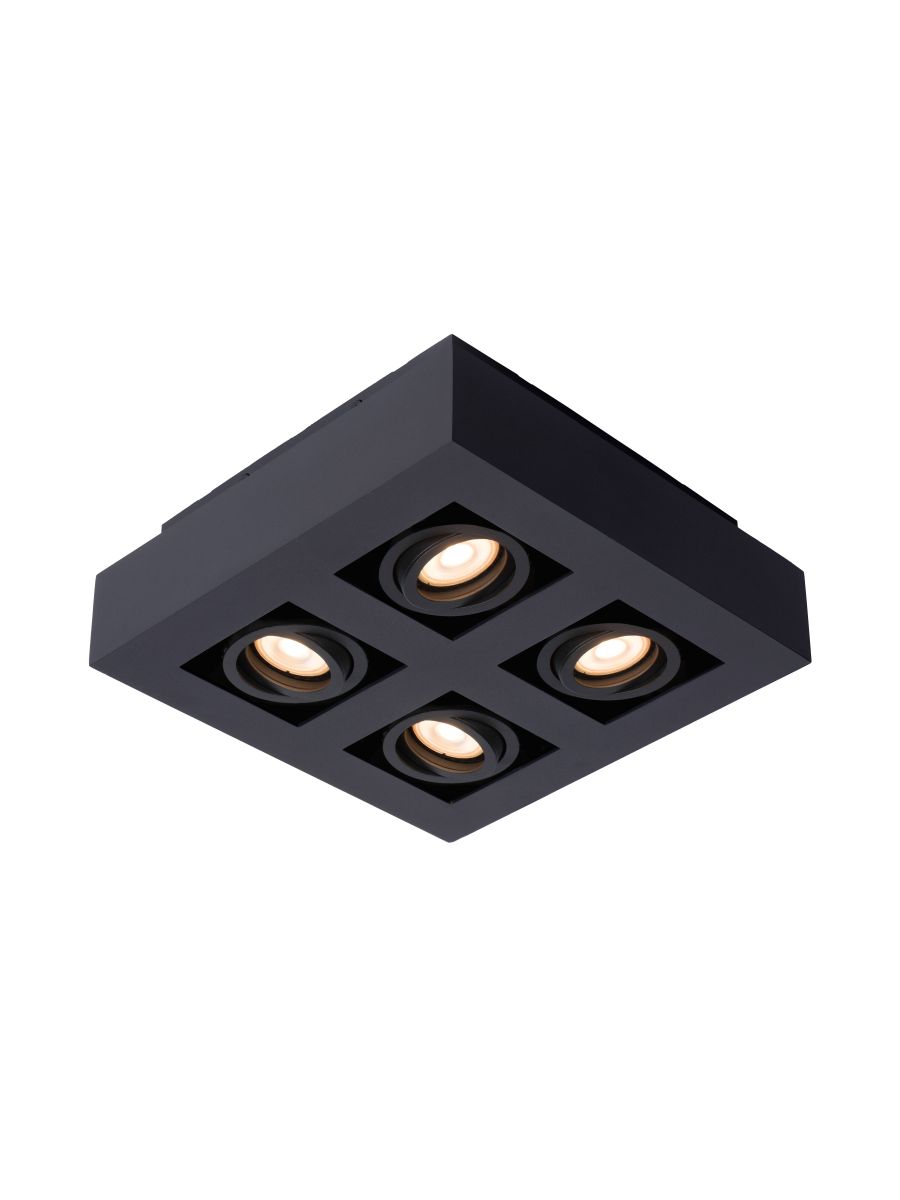 XIRAX SPOT PLAFOND 4X5W NOIR