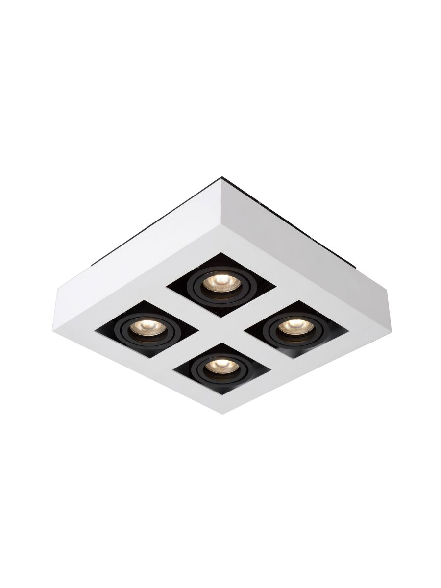 XIRAX SPOT PLAFOND 4X5W BLANC