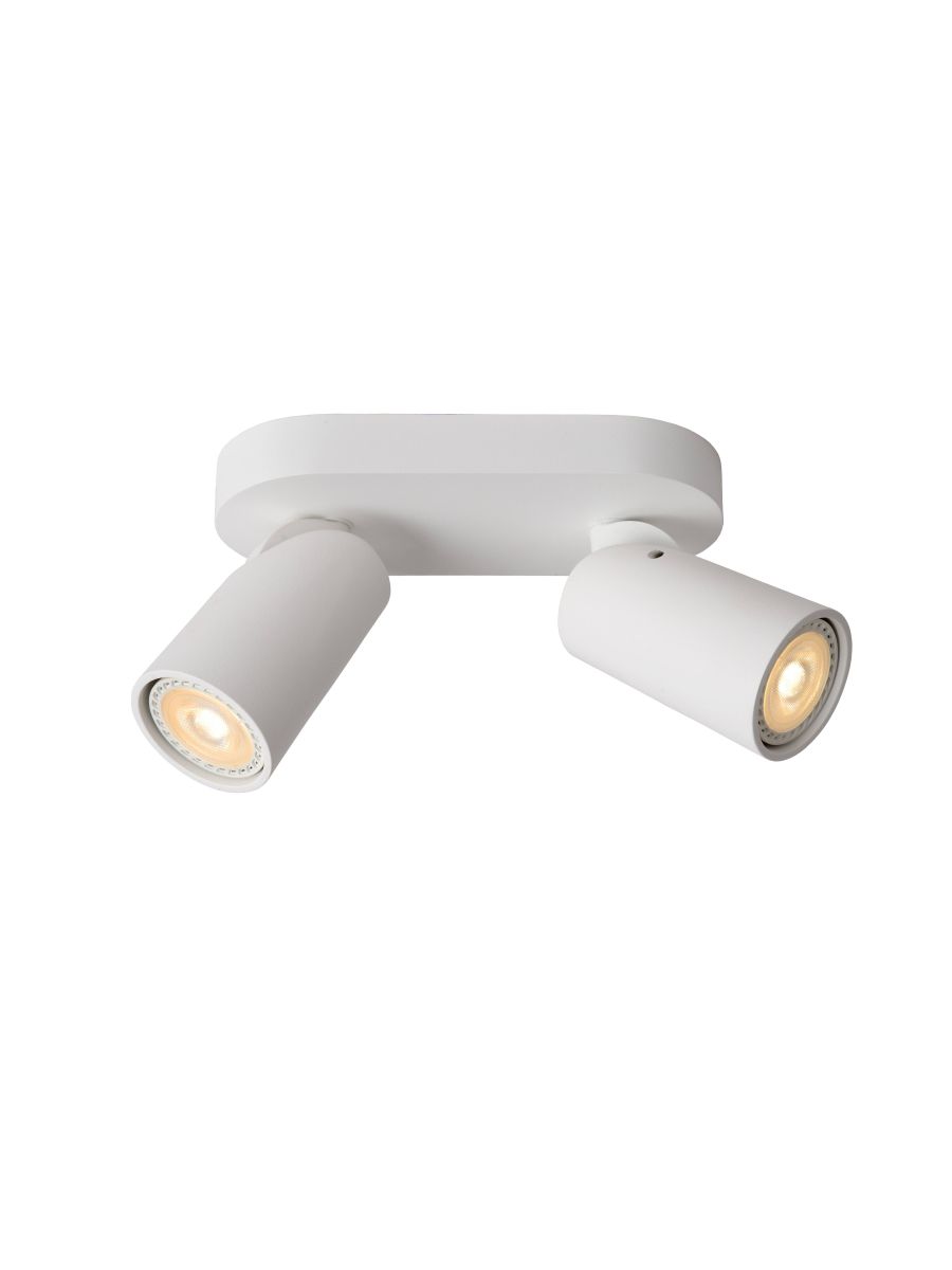 XYRUS SPOT PLAFOND 2X5W BLANC