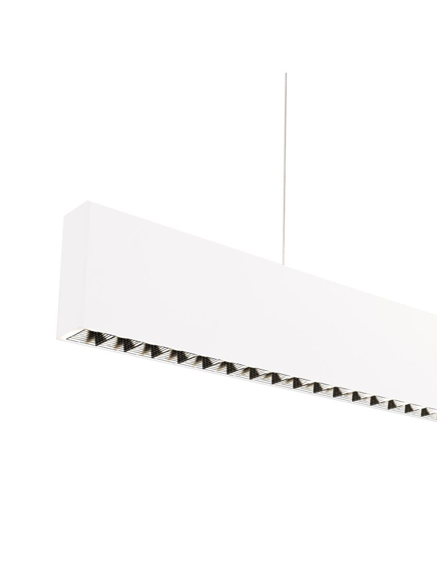 OZORA SUSPENSION AVEC CHARRIOTS 3000K BLANC SABLE AC230V 30W IP20