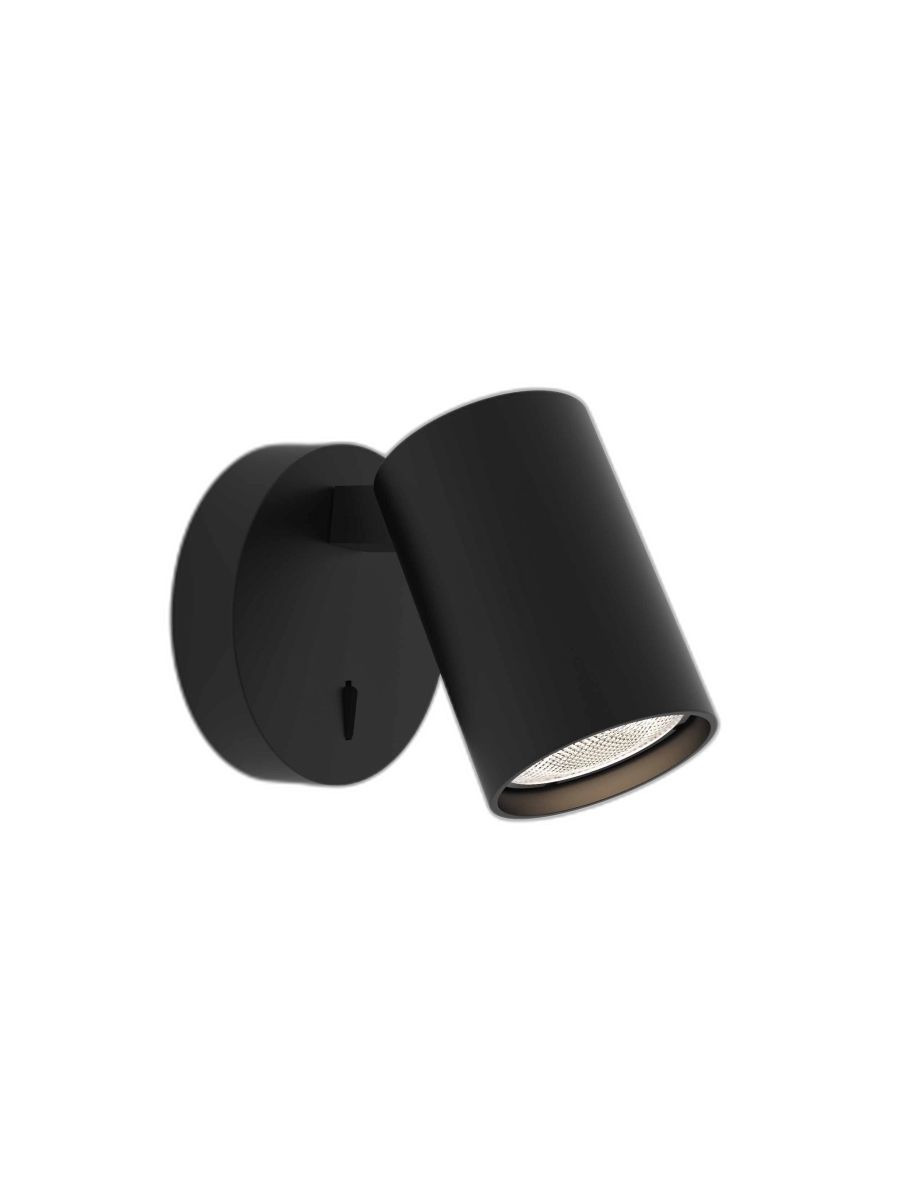 ASCOLI SINGLE SWITCHED MATT BLACK