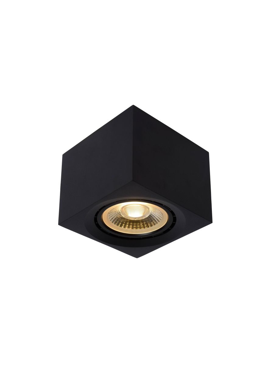 FEDLER SPOT PLAFOND LED DIM TO WARM GU10 1X12W 2200K/3000K NOIR
