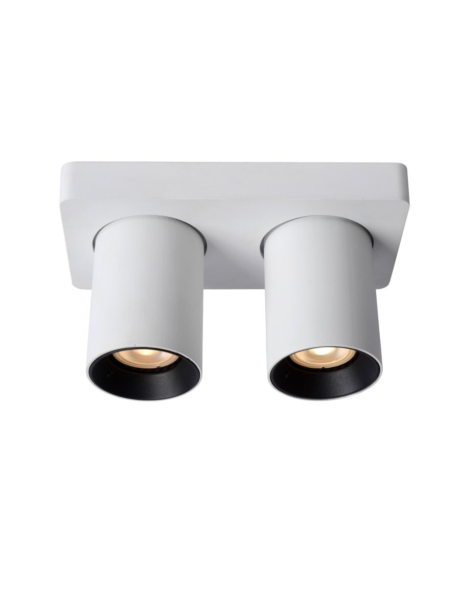 NIGEL SPOT PLAFOND 2X5W BLANC
