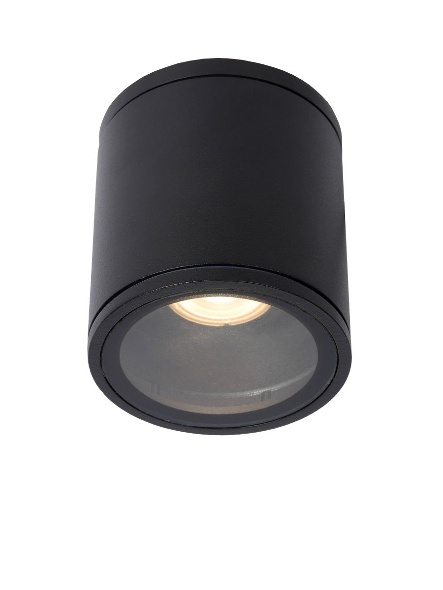 AVEN SPOT PLAFOND SALLE DE BAINS Ø 9 CM 1XGU10 IP65 NOIR