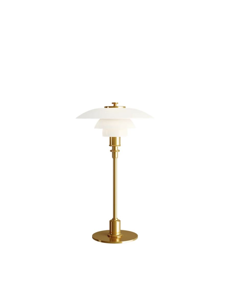 PH 2/1 LAMPE DE TABLE LAITON METALLISÉ