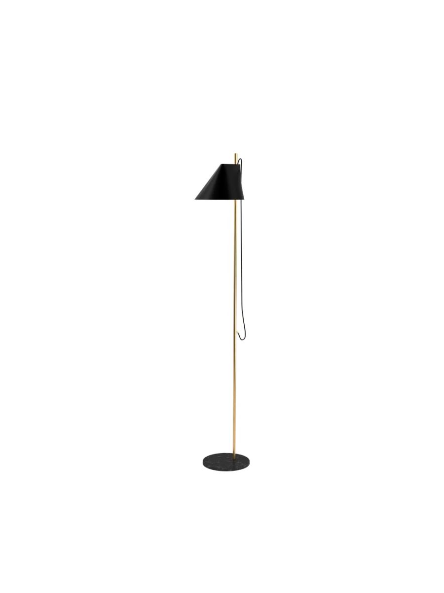YUH LAMPADAIRE LAITON/NOIR