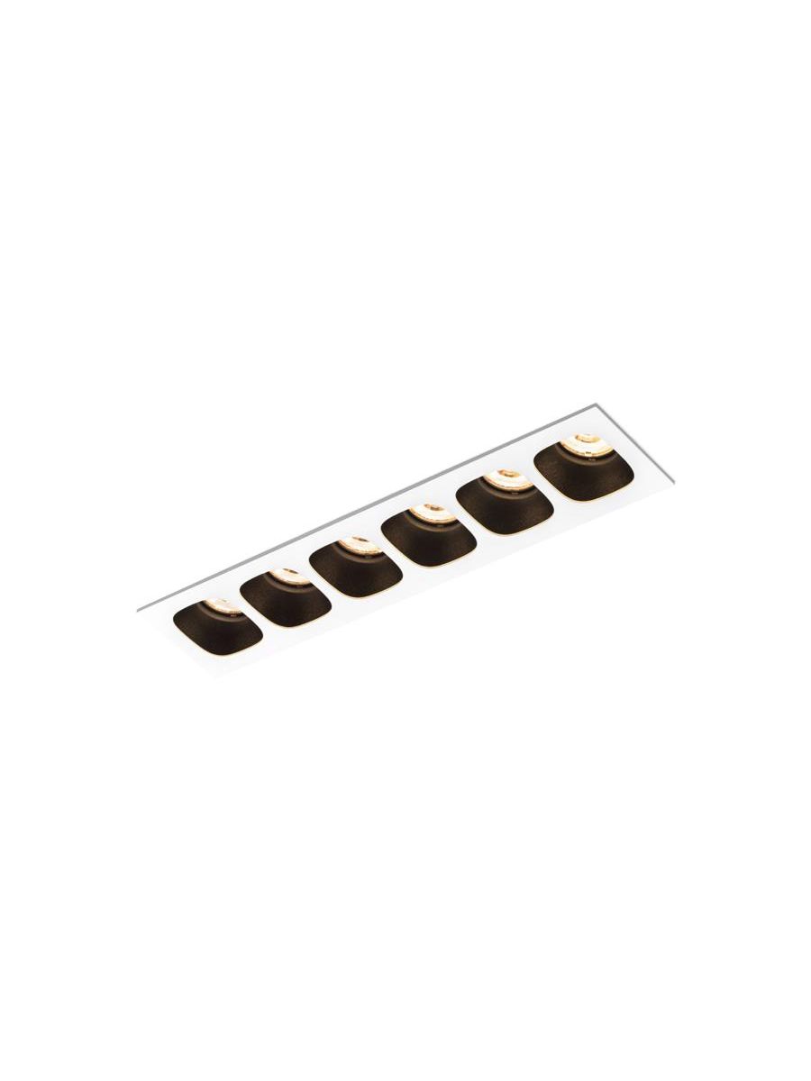 PIRRO CEILING REC 6.0 LED 2700K E 6X5W 500MA 2X27V CRI90