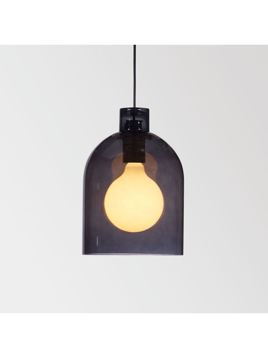 MANTELLO GLASS L2231 E27 SMOKE