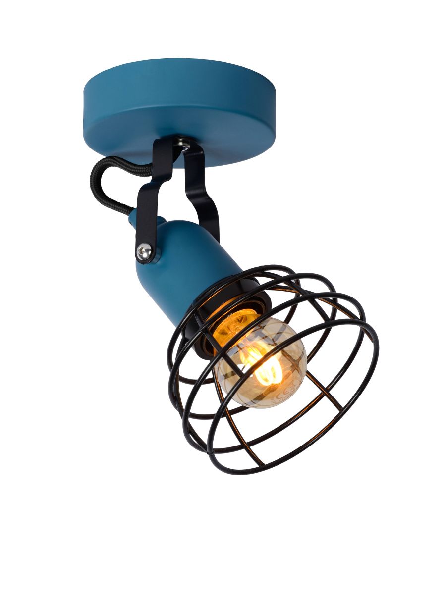 POLA SPOT PLAFOND CHAMBRES D'ENFANT 1XE27 BLEU