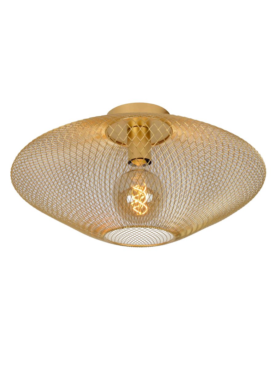 MESH PLAFONNIER Ø 45 CM 1XE27 OR MAT / LAITON