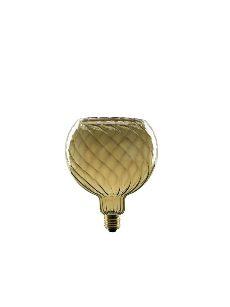 FLOATING LED AMPOULE GLOBE 150 TORDU GRIS FUMÉ