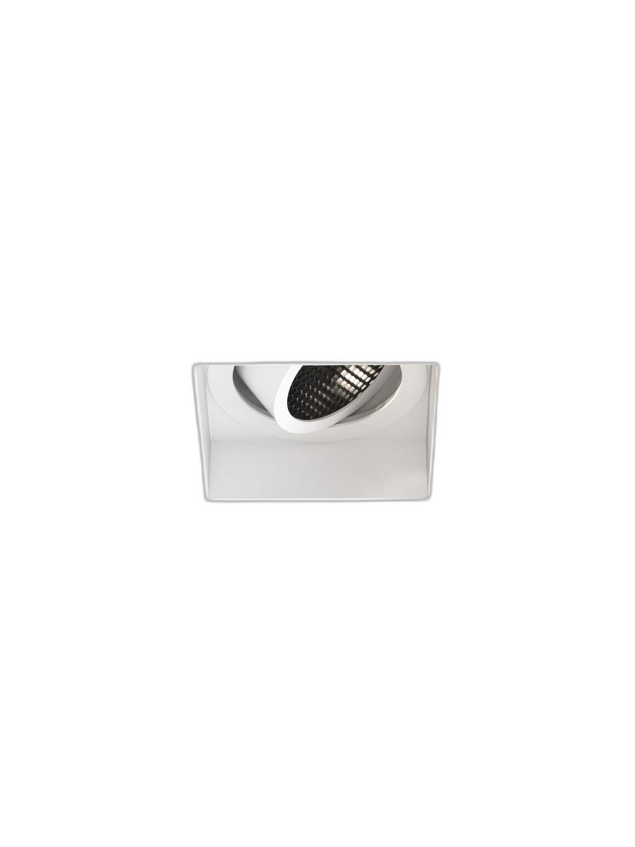 TRIMLESS SQUARE ADJUSTABLE MATT WHITE