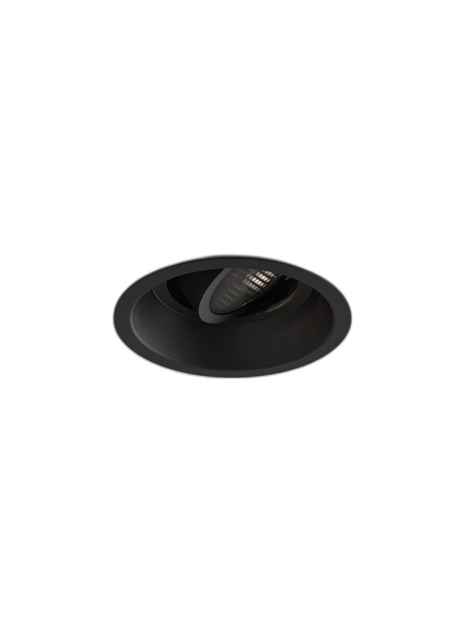 MINIMA SLIMLINE ROUND ADJUSTABLE FIRE-RATED MATT BLACK