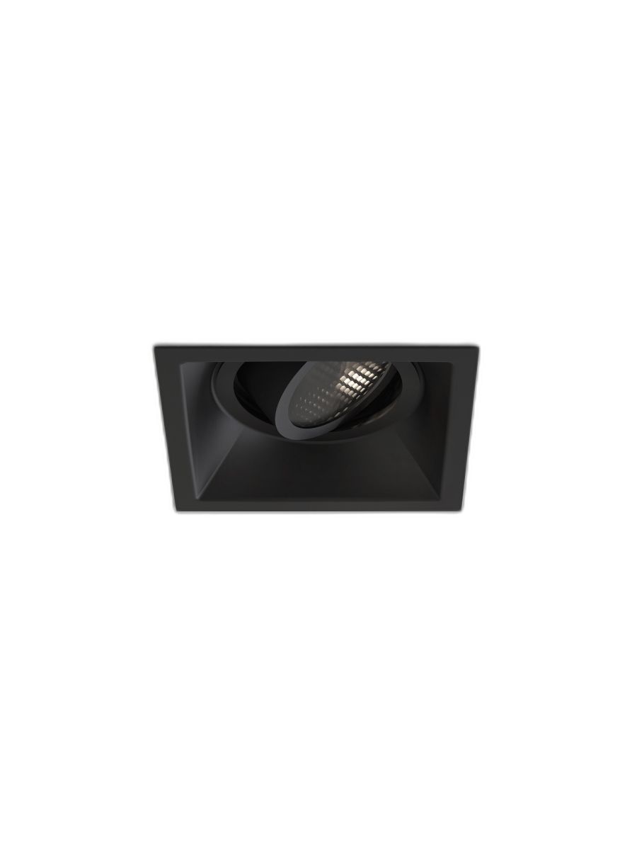 MINIMA SLIMLINE SQUARE ADJUSTABLE FIRE-RATED MATT BLACK