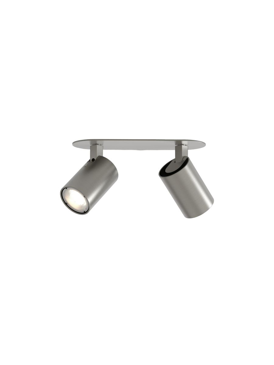 ASCOLI TWIN RECESSED MATT NICKEL