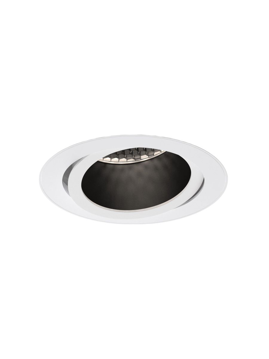 PINHOLE SLIMLINE ROUND FLUSH ADJUSTABLE FIRE-RATED MATT WHITE