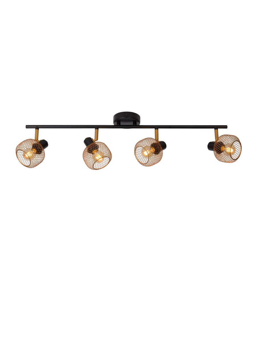 MAREN SPOT PLAFOND 4XE14 OR MAT / LAITON