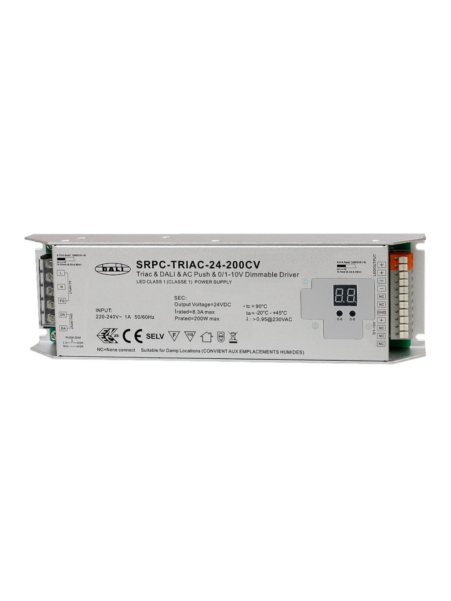ALIMENTATION 30W DIM DALI/PUSH/TRIAC/ 0/1-10V G.2ANS IP20