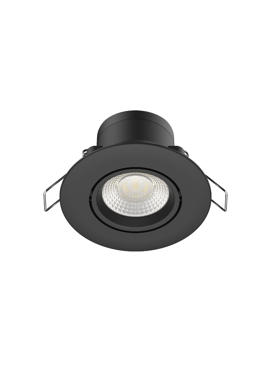 SPOT ENCASTRE LED IXOLED 5W 60° NOIR 27/30/4000 K DIM TRIAC ( 220V )
