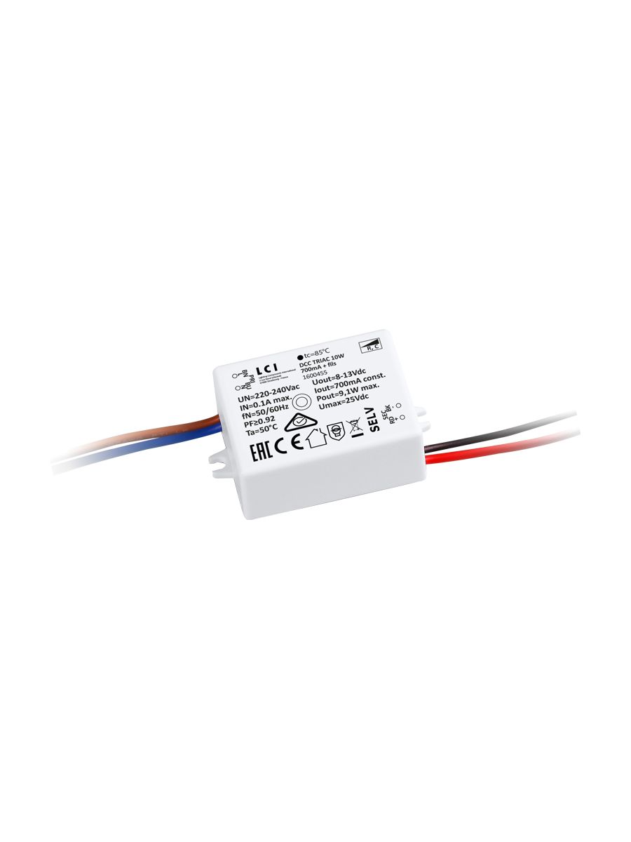 CONVERTISSEUR DIM TRIAC 10W 700 MA G.2ANS IP20