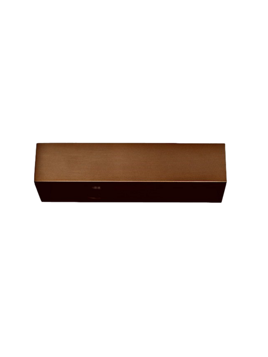 BASE RECT. 175X50X40 POUR LED TECO NAULA BRONZE 1X10W DIM (1/20P.)