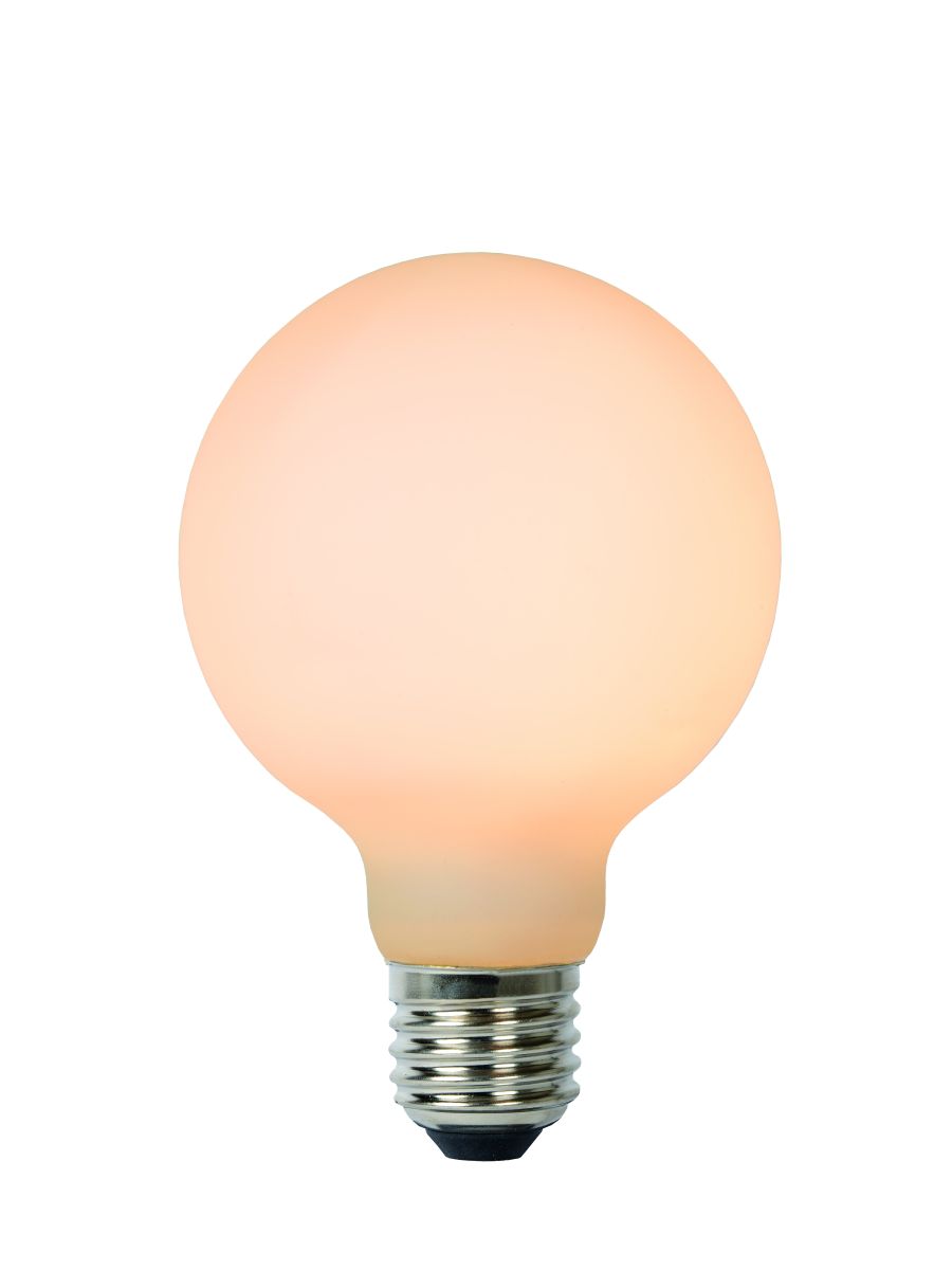 G80 AMPOULES FILAMENT Ø 8 CM LED DIM. E27 1X8W 2700K 3 STEPDIM OPALIN