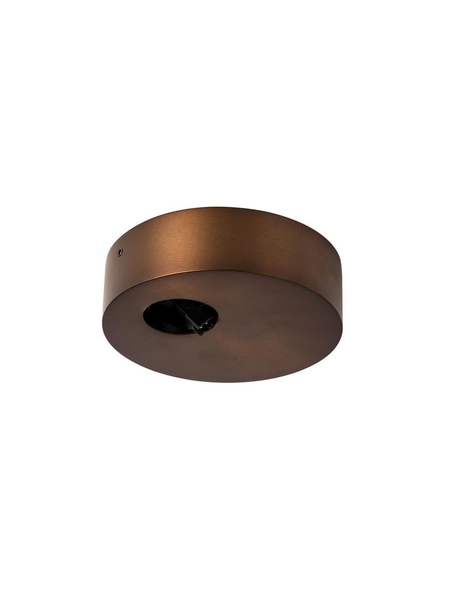 BASE RONDE 100X28 POUR LED TECO NAULA BRONZE 1X10W DIM (1/50P.)