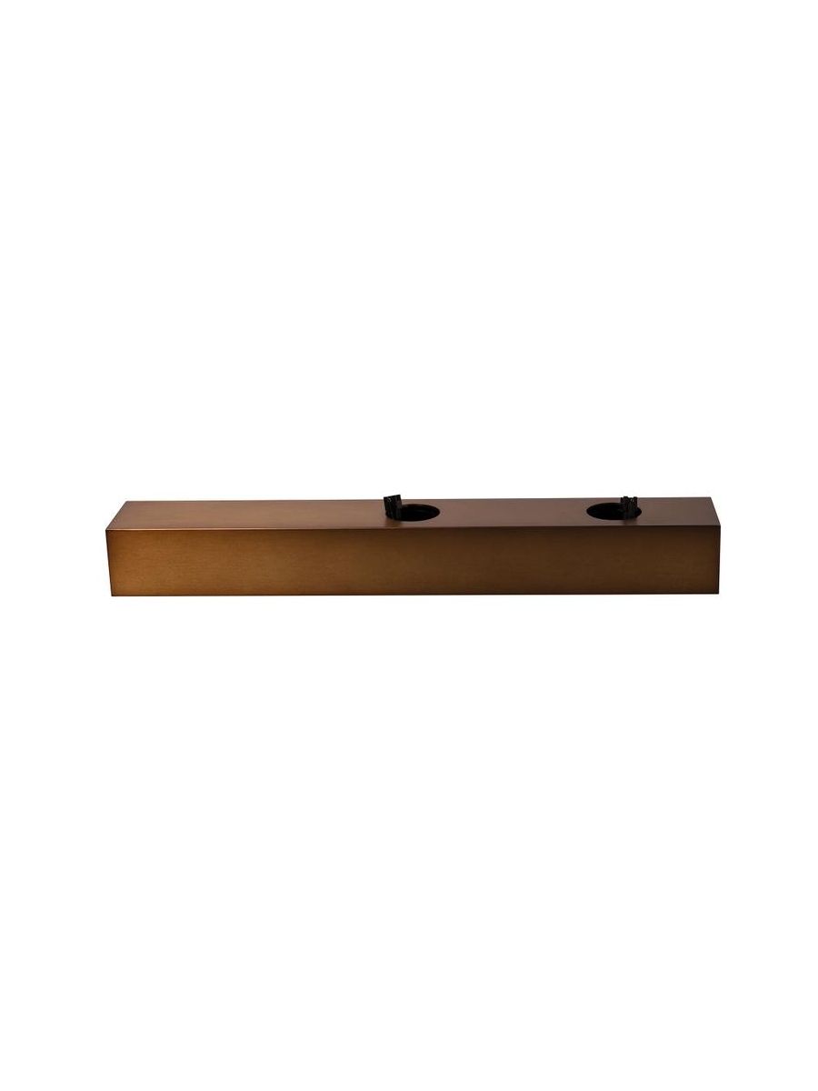BASE RECT. 335X50X40 POUR LED TECO NAULA BRONZE 2X10W DIM (1/20P.)