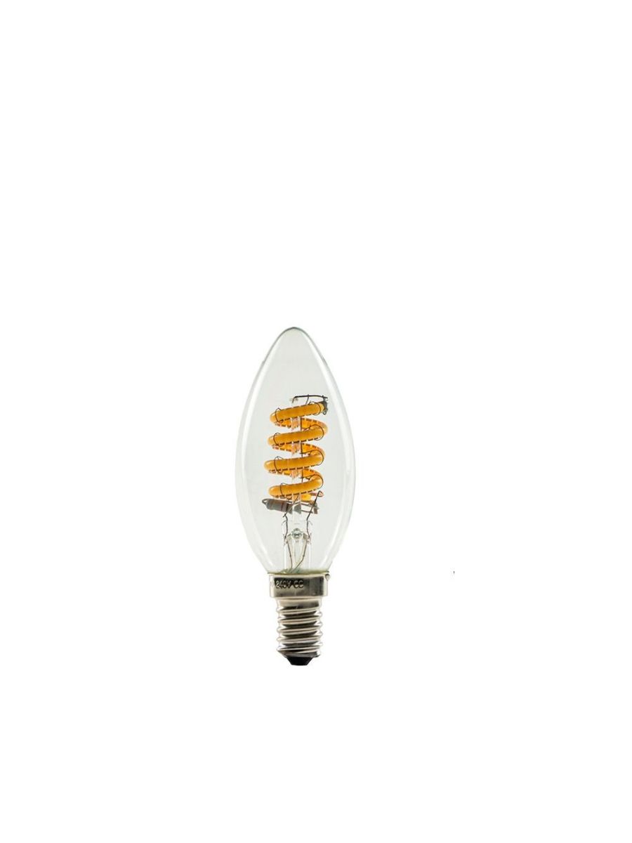 AMPOULE AMBIENT LED BOUGIE COURBÉ SPIRALE CLAIR E27