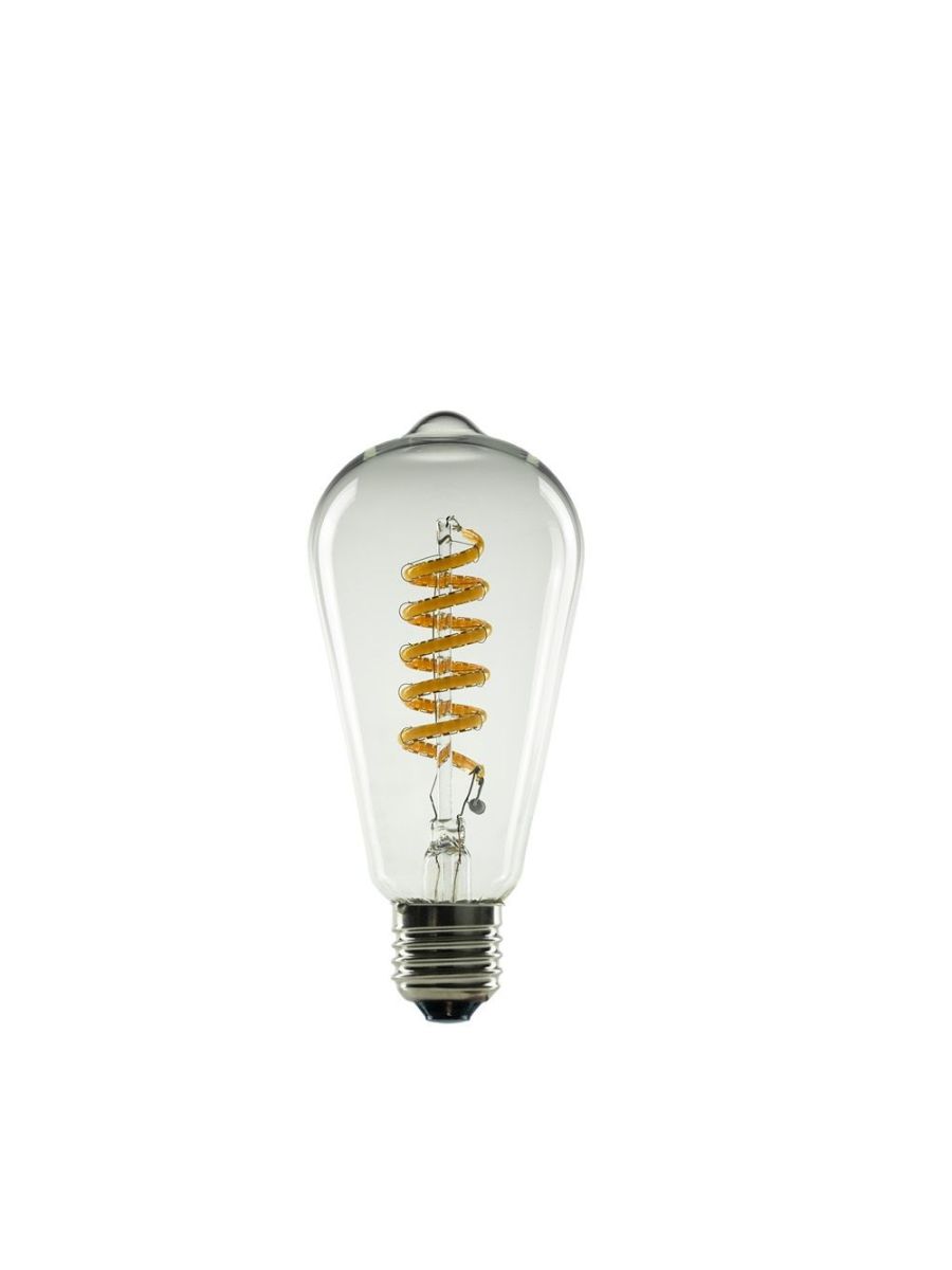 AMBIENT LED AMPOULE RUSTIQUE COURBÉ SPIRALE CLAIR E27