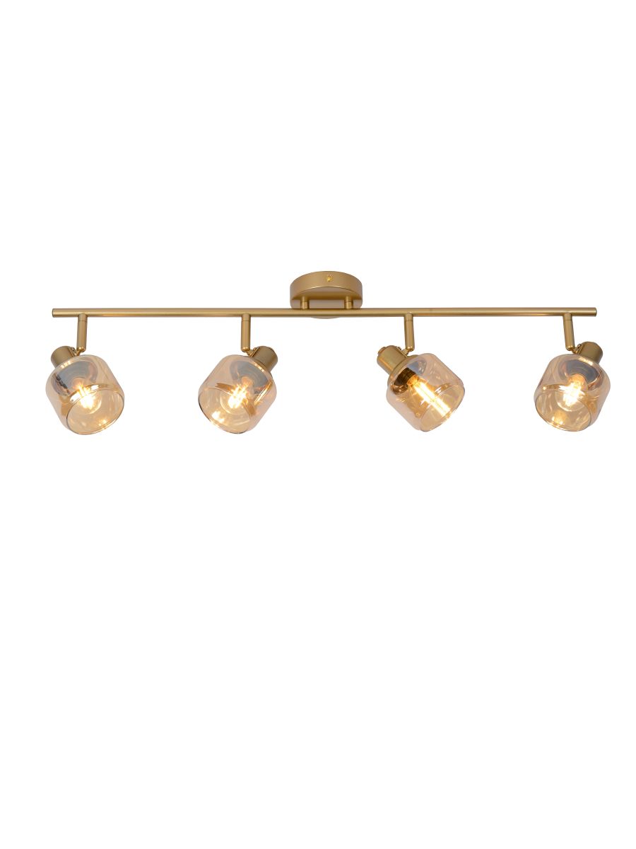 BJORN SPOT PLAFOND 4XE14 OR MAT / LAITON